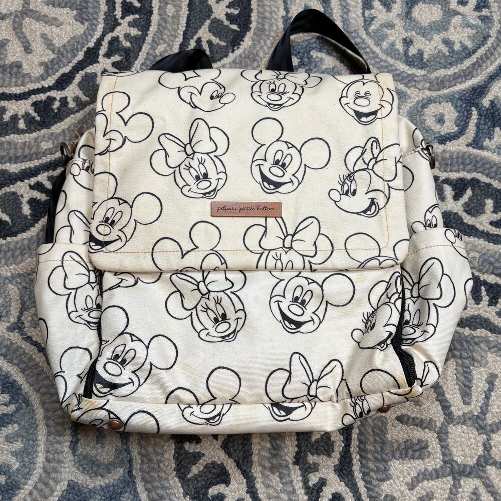Disney Baby x Petunia Pickle Bottom Mickey Minnie Boxy Backpack/Diaper Bag